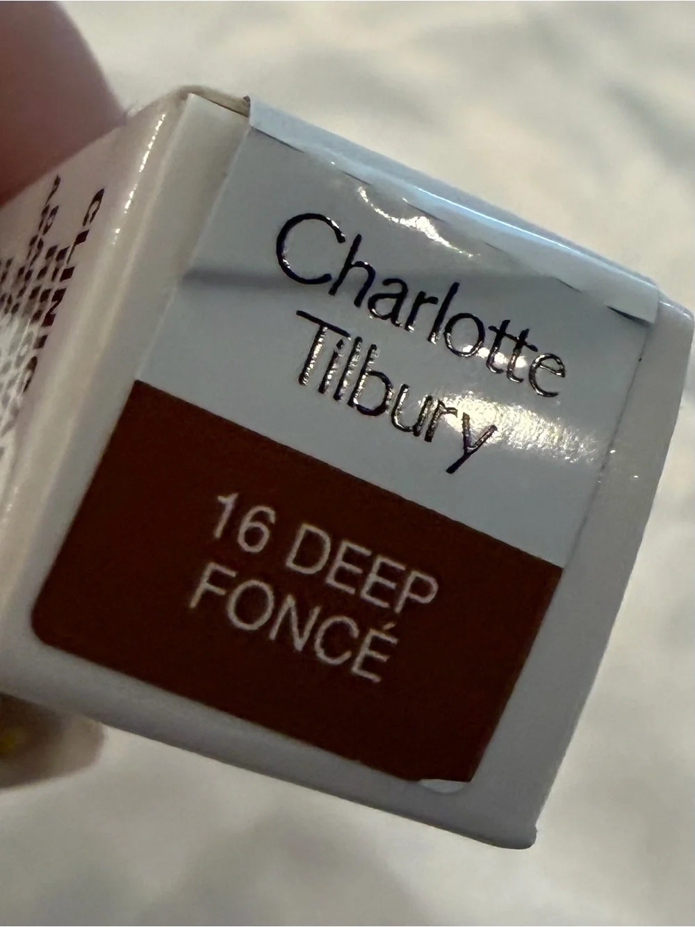 Charlotte Tilbury Concealer 16 DEEP FONCE .25 Oz 16 HR Conceal Correct Brightens